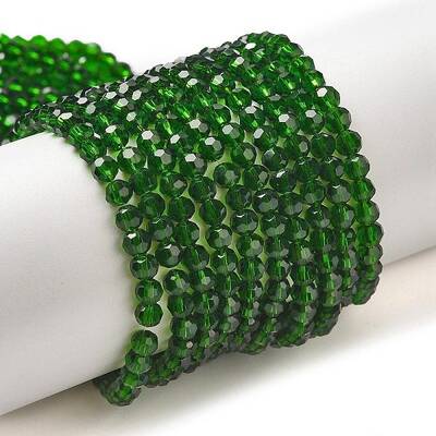 Transparent Glass Beads Strands