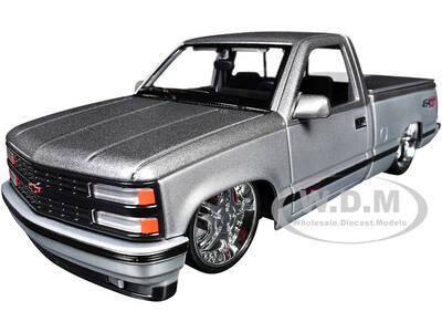 1993 Chevrolet 454 SS Pickup Truck Silver Metallic and Gray \