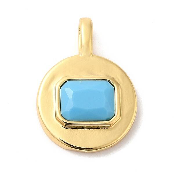 Brass with Cubic Zirconia Pendants