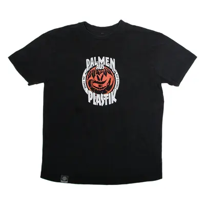 Pal-men Plastik Mens Band T-Shirt Black Crew Neck L