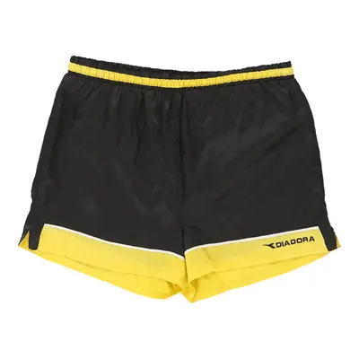 Diadora Football Sport Shorts - Large Black Polyester