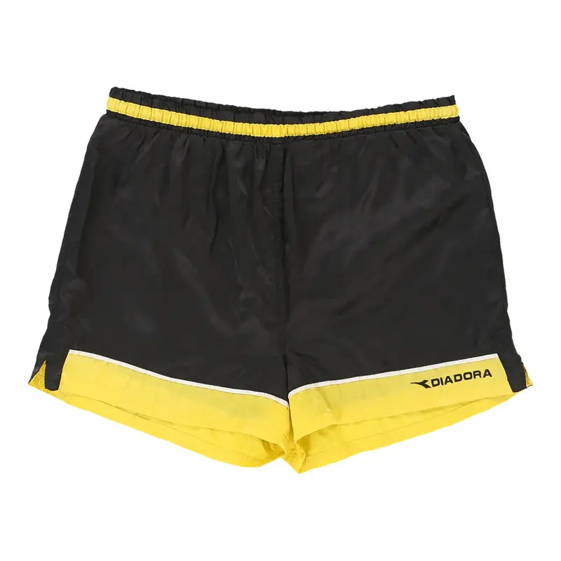 Diadora Football Sport Shorts - Large Black Polyester