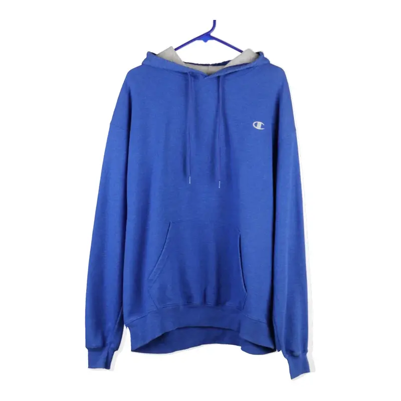 Champion Hoodie - XL Blue Cotton Blend