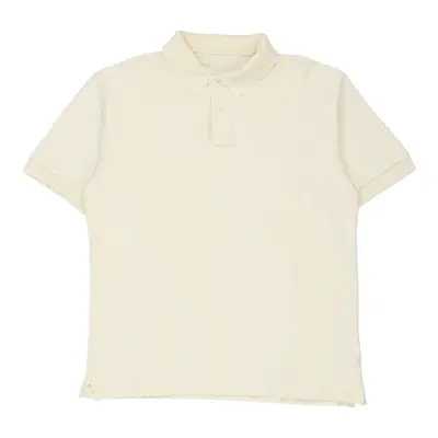 Fila Polo Shirt - Medium Yellow Cotton