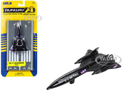 Lockheed SR-71 Blackbird Aircraft Black \