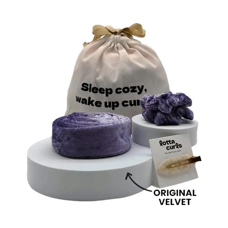 Lotta Hair Curling Iron Set Original Velvet, Bright Violet