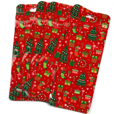 【B11】Bag Cartoon Animal Printing Packaging Bags Cute Colorful Plastic Self-Sealing Bags