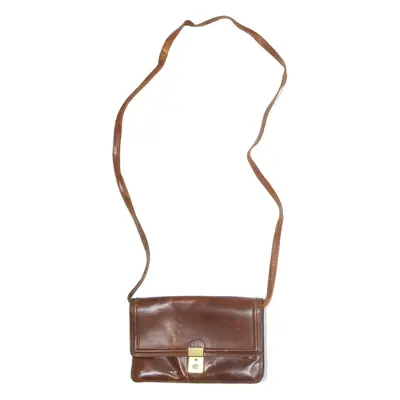 TASSIS Womens Shoulder Bag Brown Leather