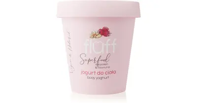 Fluff Raspberry And Almond Yogurt For The Body Rice Protein And Coconut Oil 180 Ml