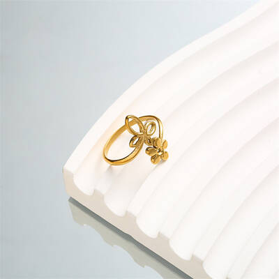 DIY fashionable stainless steel ring with non fading color