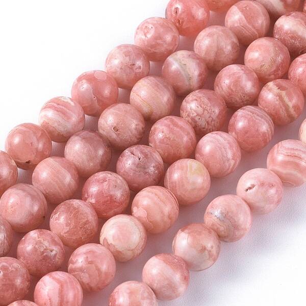 Natural Argentina Rhodochrosite Beads Strands