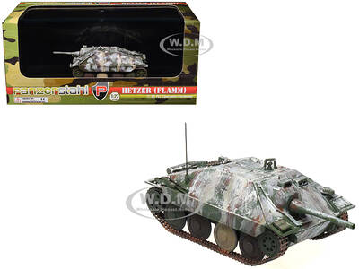 Hetzer (Flamm) Tank Destroyer 17th SS Panzergrenadier Division Operation Nordwind German Army 1/72 Diecast Model by Panzersta...