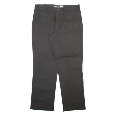 CARHARTT Mens Trousers Grey Relaxed Straight W35 L32
