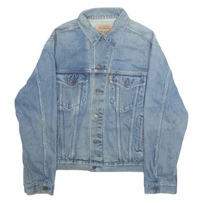 LEVI'S Mens Denim Jacket Blue L