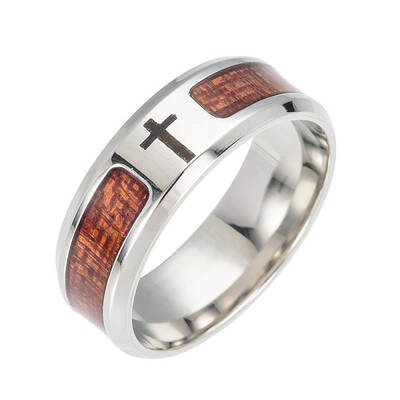 Non-Tarnish Stainless Steel Wide Band Finger Rings