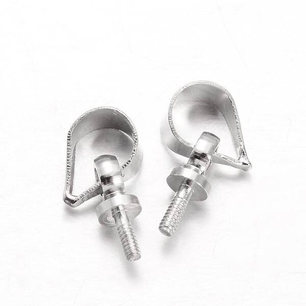Brass Peg Bails Pendants