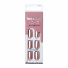 Kiss my face ImPRESS Color Paralyzed Pink Nails 30 pieces