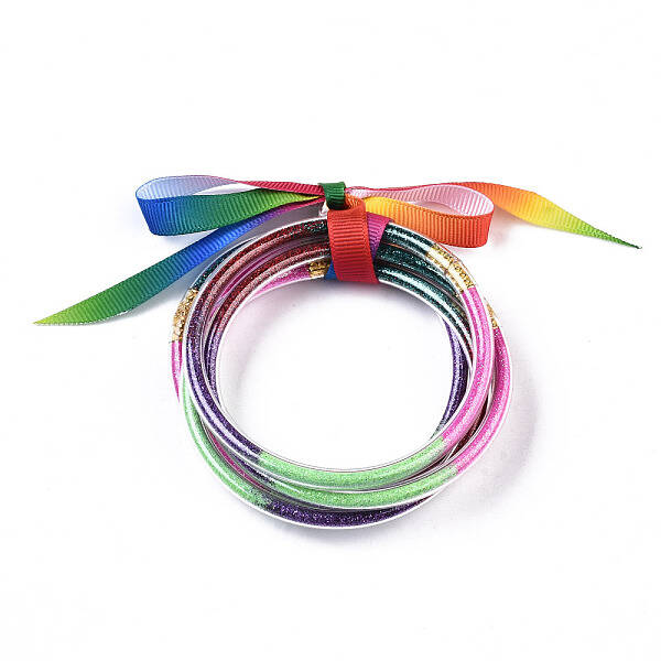 PVC Plastic Buddhist Bangle Sets