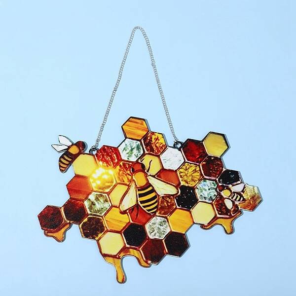 Acrylic Honeycomb Pendant Decorations