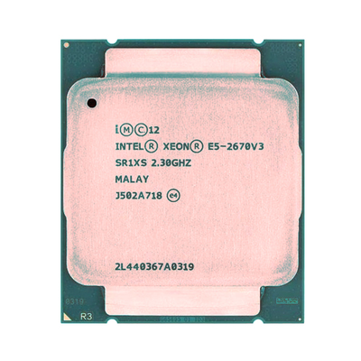 BX80644E52670V3 Intel Xeon E5-2670 v3 12-Core 2.30GHz 9.6GT/s QPI 30MB L3 Cache Socket LGA2011 Processor