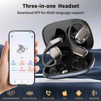 Smart Language Support Wireless Headset with App Bluetooth Headset for Real-Time Communication – iPhone & Android Compatibl...
