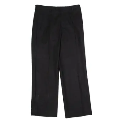 TED BAKER Womens Trousers Black Regular Wide-Leg W32 L30