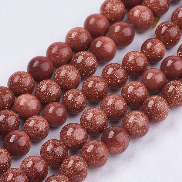 Synthetic Goldstone Bead Strands