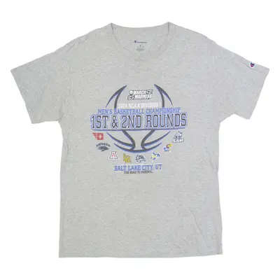 CHAMPION Mens Basketball Championship 2024 Mens T-Shirt Grey USA M