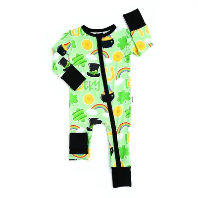 Fallon Zip Bamboo Baby Out St. Patricks Day