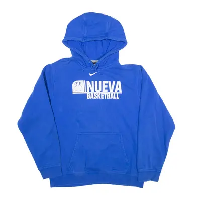 NIKE Nueva Basketball USA Hoodie Blue Pullover Mens S