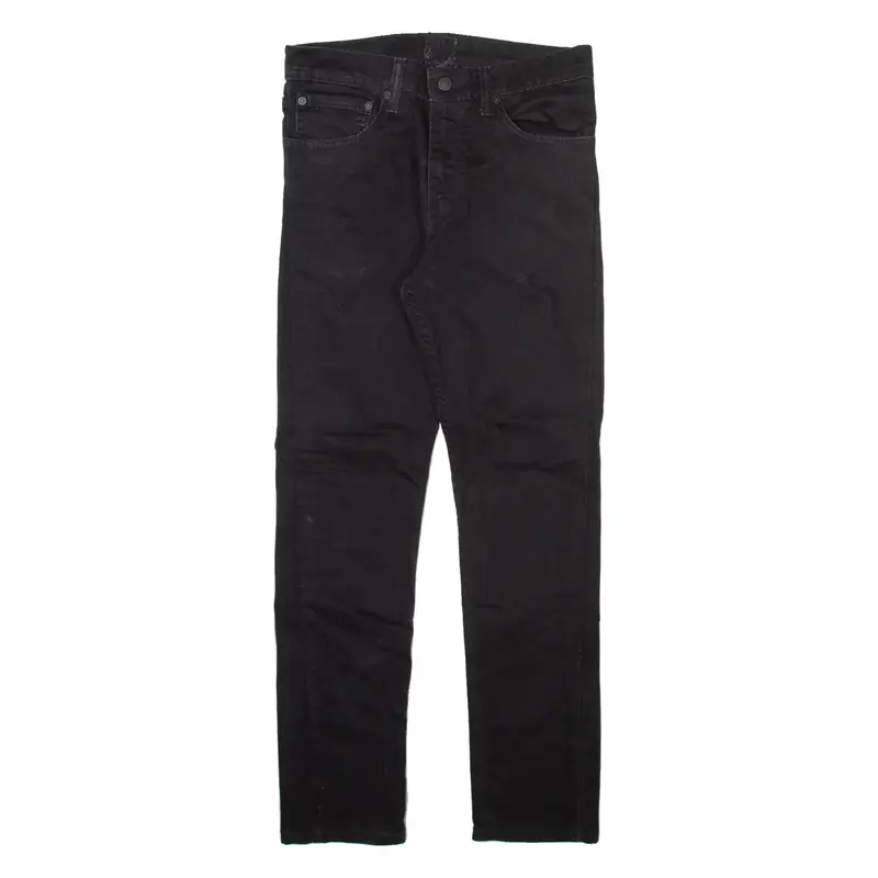 LEVI'S 512 Jeans Mens Black Slim Tapered W29 L28