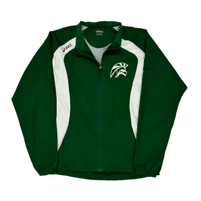 Asics Jacket - Large Green Polyester