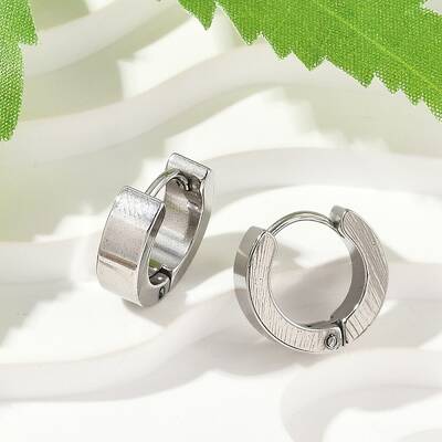 201 Stainless Steel Hoop Earring