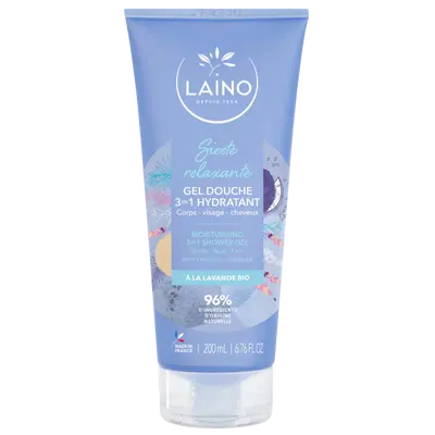 Laino Siesta Relaxing Shower Gel 3in1 Moisturizing with Organic Lavender 200ML
