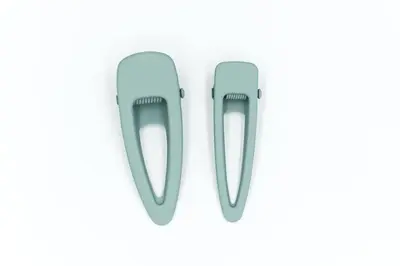 Matte clip set of 2 - Light Blue