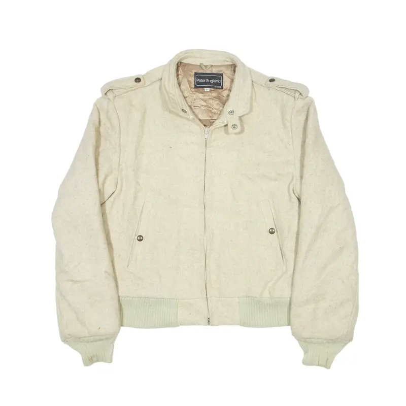 PETER ENGLAND Bomber Jacket Beige Mens L