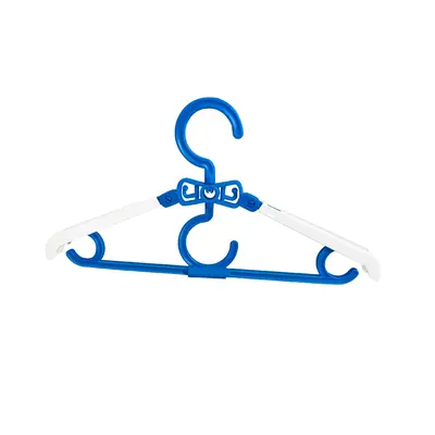 Home Magic Folding Color Hangers | Color: Blue
