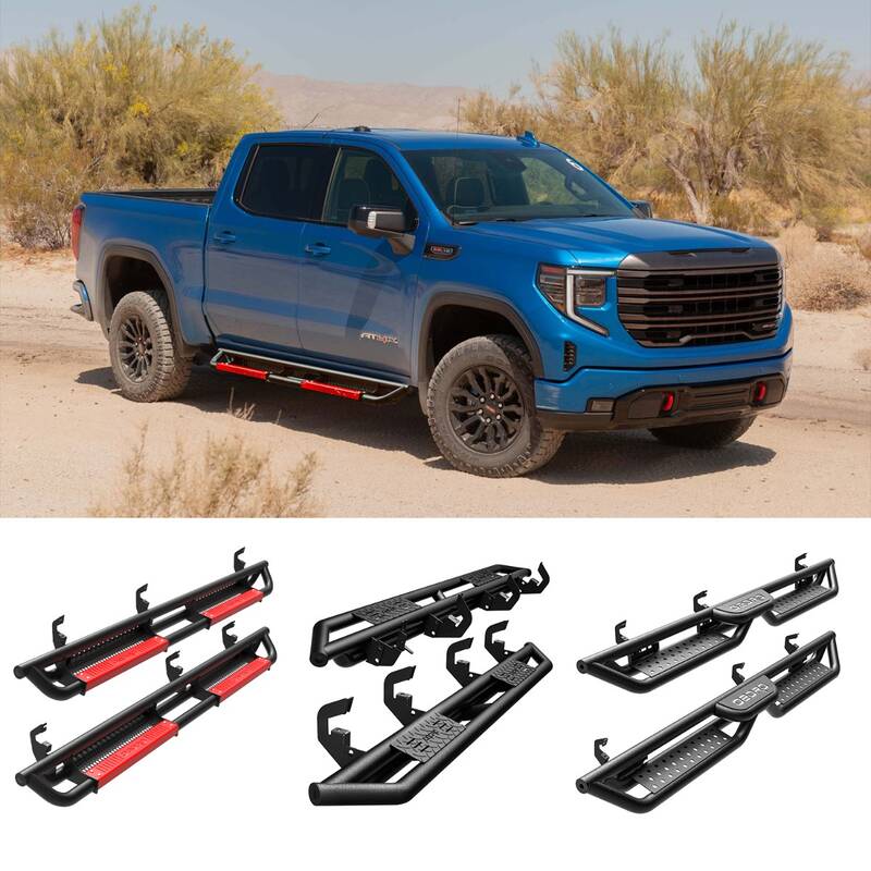 OEDRO Running Boards for 2019-2025 Chevy Silverado 1500 / GMC Sierra 1500 Double Cab and 2020-2025 Silverado/ Sierra 2500HD 3...