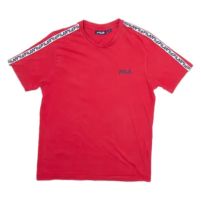 FILA Mens T-Shirt Red S