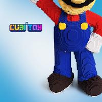 Cubi Game Series Raising Hand M (28,138 PCS) Micro 3D Building Block Model