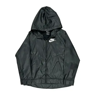 Nike Jacket - Large Black Polyester