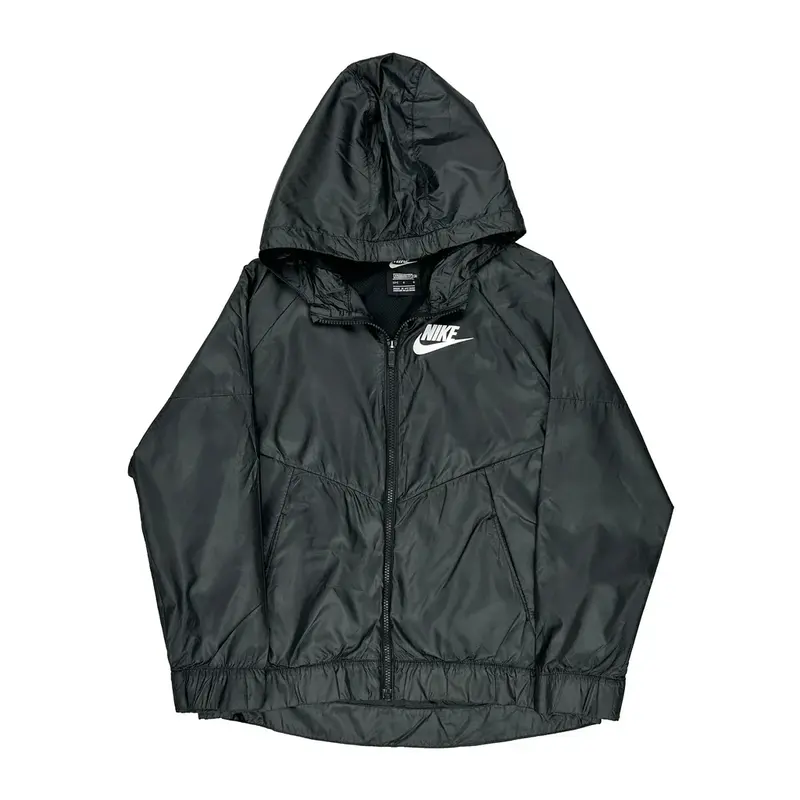 Nike Jacket - Large Black Polyester