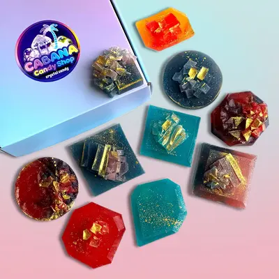 Crystal Candy - 10 Piece Edible Crystals Variety Box