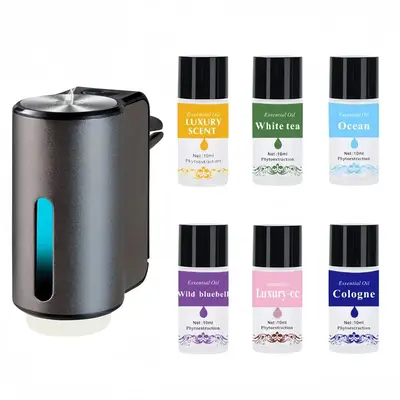 Car Air Freshener, 1 Set Car Aroma Diffuser, Car Air Freshener with Essential Oil, Long Lasting Fragrance Diffuser for Car, C...