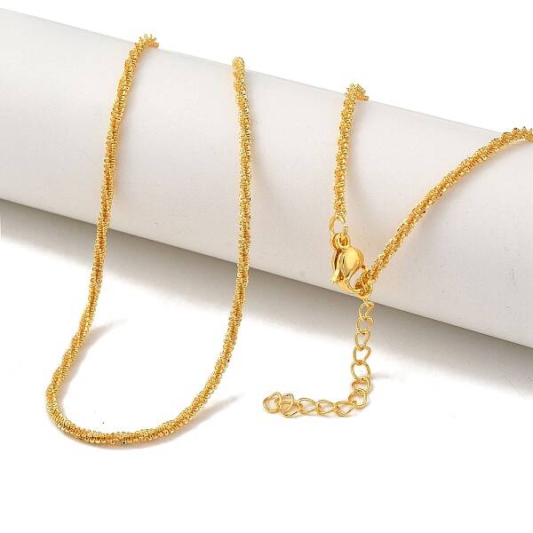 Rack Plating Brass Wheat Chain Necklaces