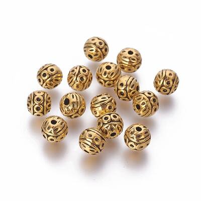 Tibetan Style Zinc Alloy Beads