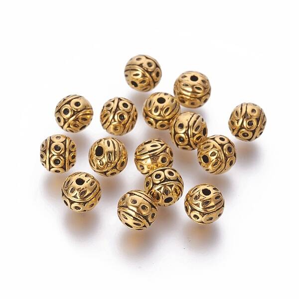 Tibetan Style Zinc Alloy Beads