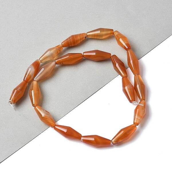 Dyed & Heated Natural Carnelian Beads Strands