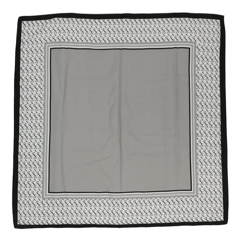 Pierre Cardin Spellout Scarf - No Size Grey Polyester
