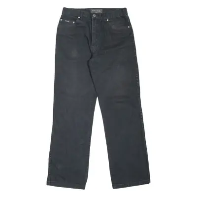 BIAGGINI Mens Jeans Black Regular Straight W30 L30